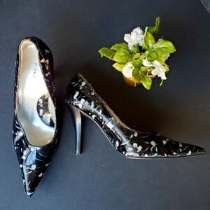 Fioni Shimmer Black and silver shoes